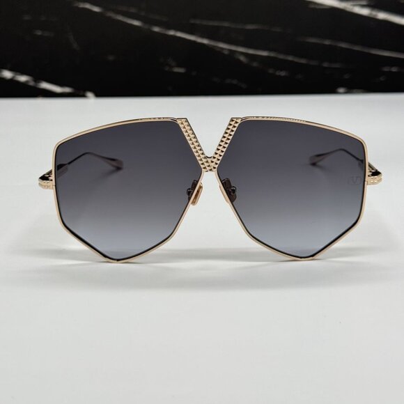 NEW VALENTINO V-HEXAGON VLS-115A GREY TITANIUM WOMEN VALENTINO SUNGLASSES main image 5